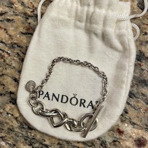 Pandora Knotted Heart Bracelet